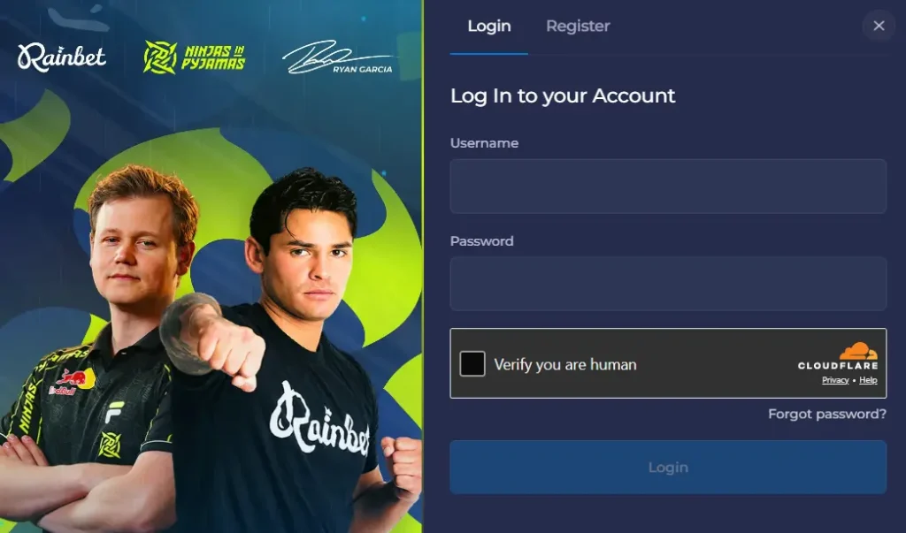 rainbet login